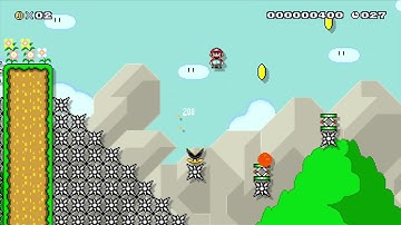 Super Mario Maker: Terrible Tuvocs-30s Kaizo Run!