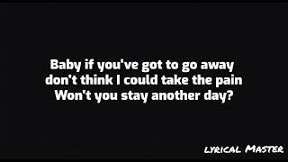 The Wanted - Stay Another Day || FanMade Lyric Video||