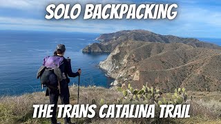 SOLO BACKPACKING the Trans Catalina Trail & How I Planned My Hike