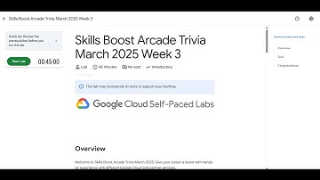 Skills Boost Arcade Trivia March 2025 Week 3 | Lab solution #arcade2025