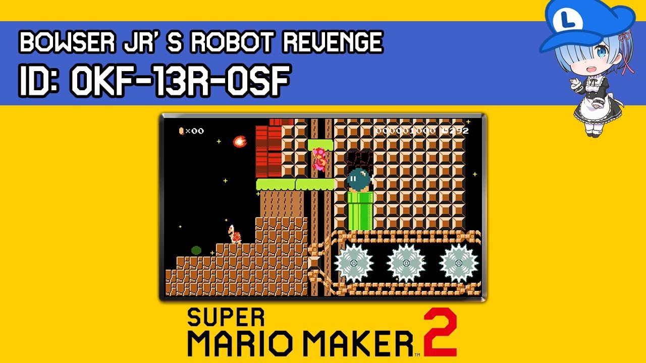 bowser jr 's robot revenge - Super Mario Maker 2 Level Showcase - YouTube