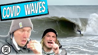 Winter Storm Izzy | New Jersey Surfing | Ben Gravy | Covid-19 Symptoms | Sony FDR AX53 Vlog