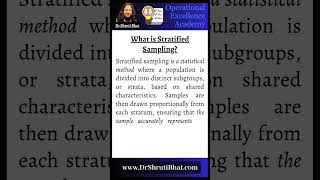 What is Stratified sampling