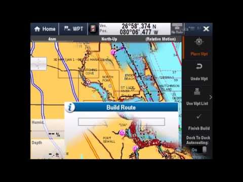 Como Autoroute com Navionics e Raymarine plotters