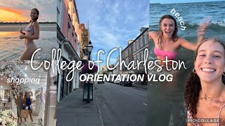 COLLEGE OF CHARLESTON ORIENTATION | registering for classes, shopping, & sunset swim 🌅