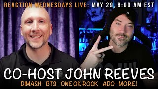 Reaction Wednesday #016: LIVE reactions to BTS, Dimash, OOR, Ado & more w/ guest co-host John Reeves screenshot 2