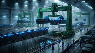 Self Assembling Modular Bridge Machine