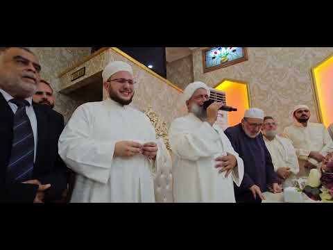 وصلة الشيخ محمود الدرة حفظه الله بعرس الشيخ هيثم قشقو