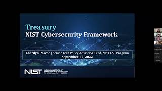 Celebrity WEBINAR: Treasury Outreach Event on NIST Cybersecurity Framework 2.0 Profile
