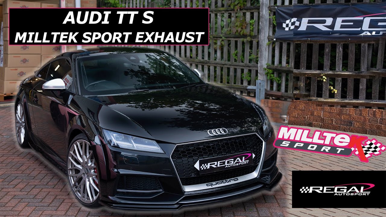 Audi TTS Exhaust Upgrade [MILLTEK SPORT CAT-BACK] - YouTube