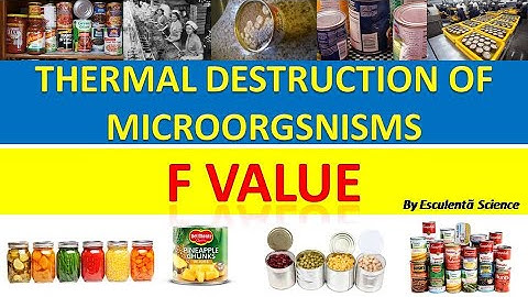 F value l Canning Part 03 l Lesson 09 l Thermal Destruction of Microorganisms l Food Processing