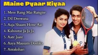 Maine Pyar Kiya Movie All Songs |Salman Khan & Bhagyashree | Hndi Old Movie Songs