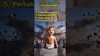 Download Lagu TOP 5 AI NGAWUR VERSI BAYI IKUT DEMO#Shorts#ai#veo3#bayiai#demo MP3