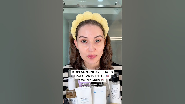 Skincare popular in Korea vs the US! #koreanskincare