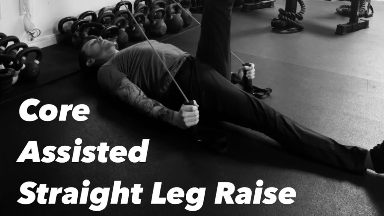 Core Assisted Straight Leg Raise FMS YouTube