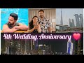 4th Wedding Anniversary Special Vlog❤️ | Best days of my life | Dubai Staycation