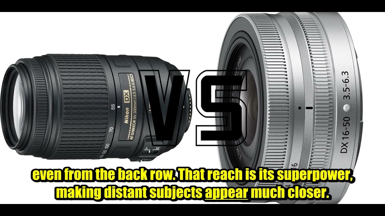 Nikon AF-S DX NIKKOR 55-300mm Lens VS Nikkor Z 16-50mm - YouTube