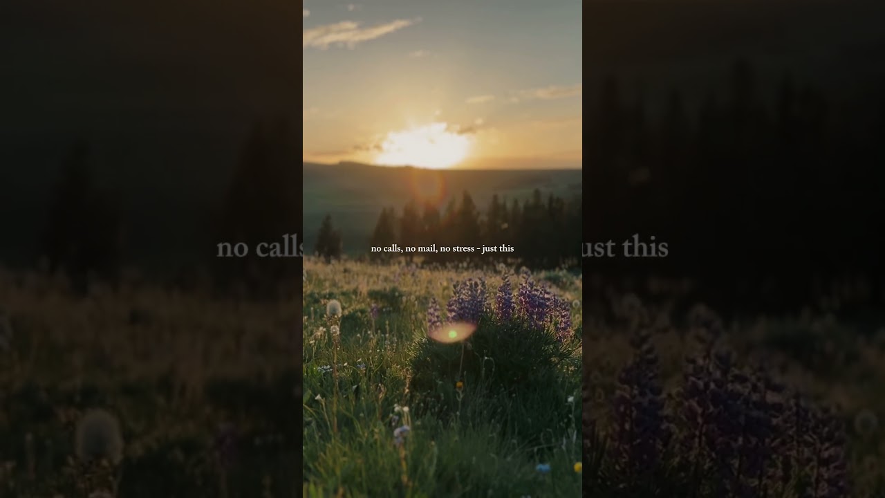 Peaceful scene in Wyoming. 