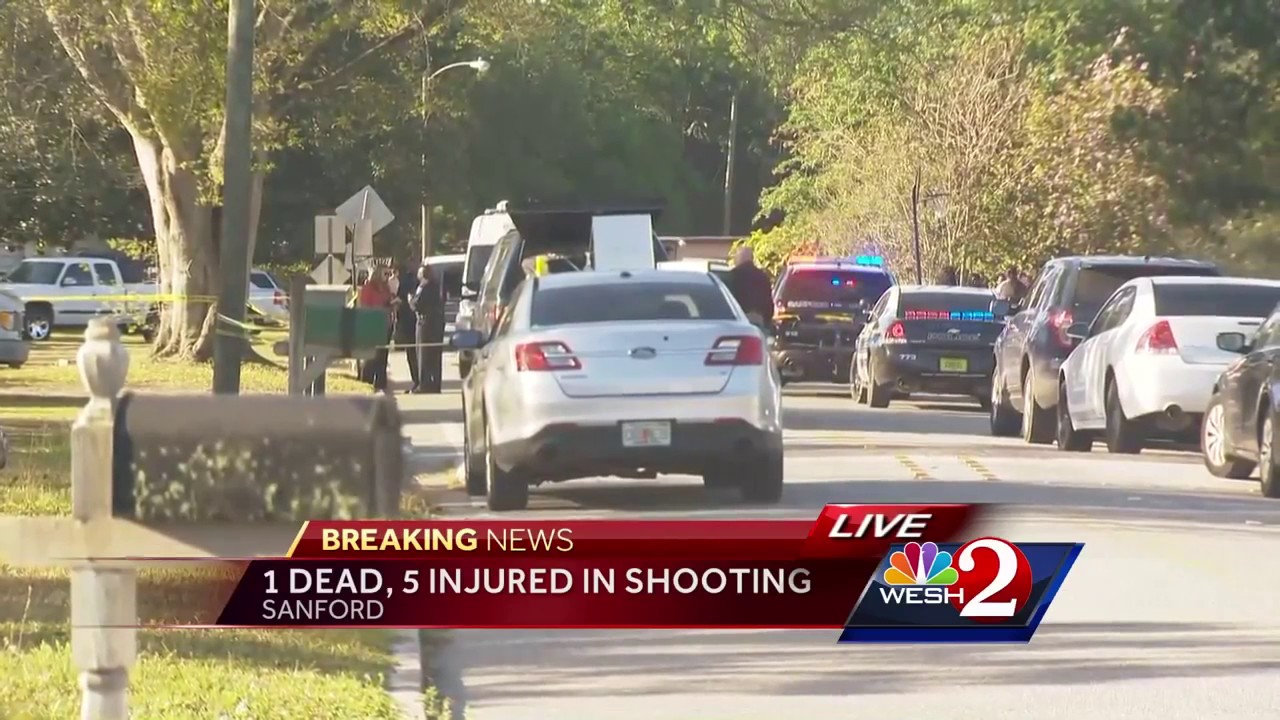 1 dead, 5 hurt in Sanford shooting - YouTube
