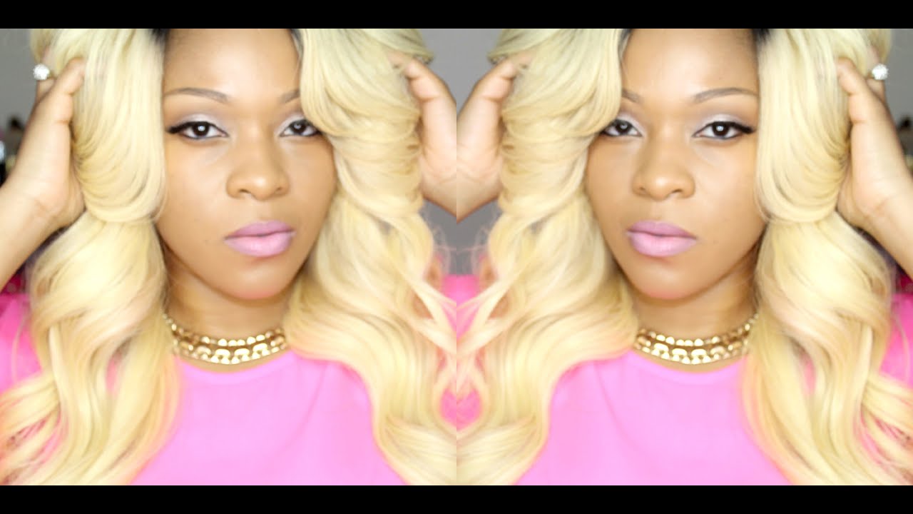 How To Get Blonde Hair Without Bleach Plush Extensions Review YouTube