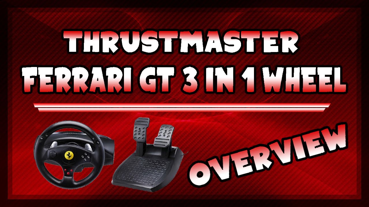 Thrustmaster Ferrari Gt 3 In 1 Gaming Wheel