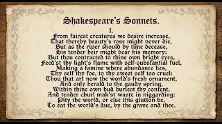 Shakespeare's Sonnets 1 #ai #elevenlabs #sonnets #english #shakespeare #VerseVibe!!!!! #verse #poem