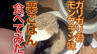 【32】ガリガリ君クリーミーモンブラン味を炊いてみた！デカキン(ヒカキンさんと顔が似てる人)②