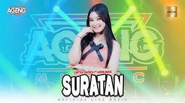 Cantika Davinca ft Ageng Music - Suratan (Official Live Music)