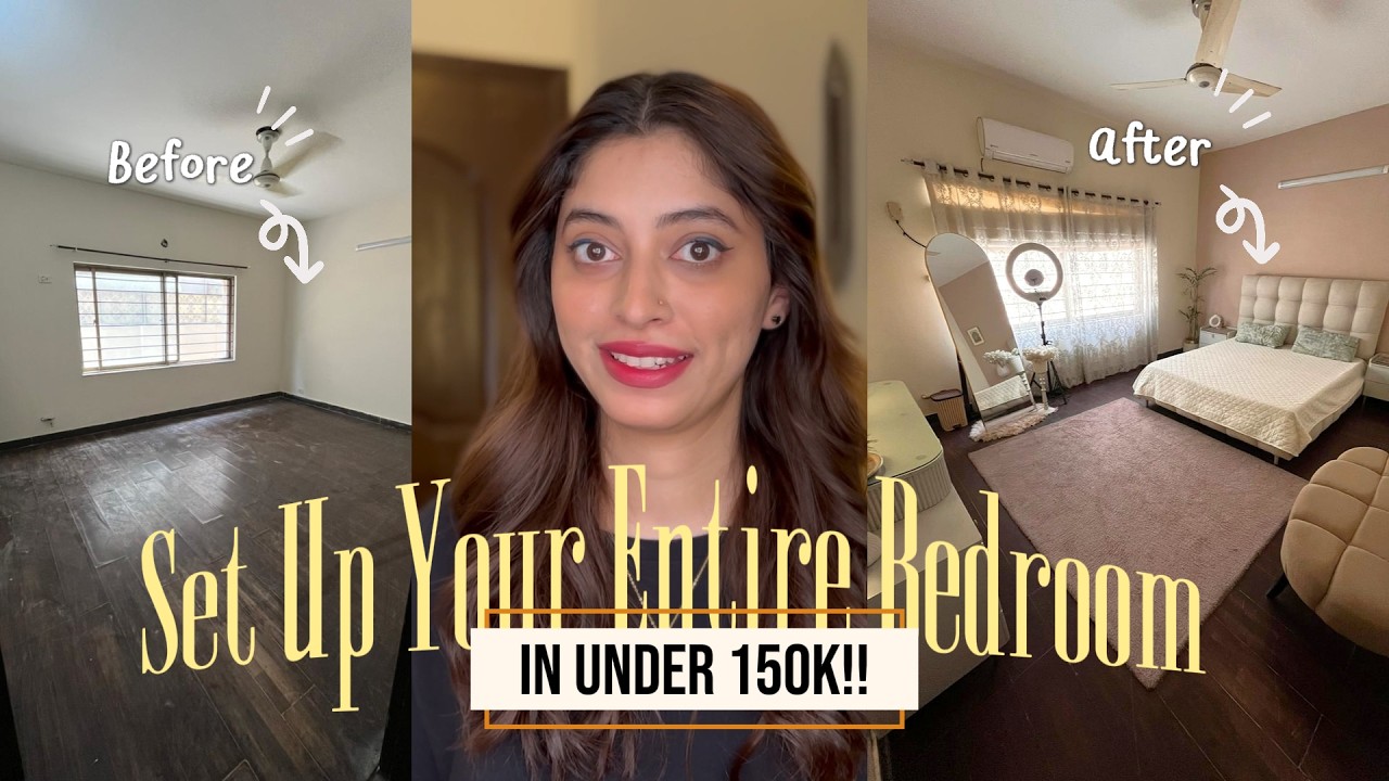 Full Pinterest Inspired Bedroom Setup In UNDER 150K!! 😍🛏️ - YouTube