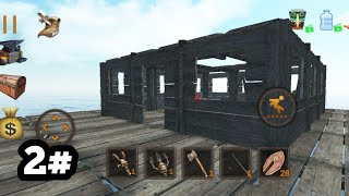 Buat rumah di game shark land survival simulator screenshot 2