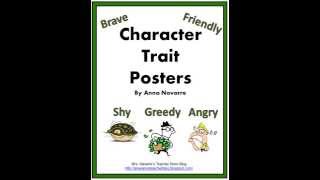 Character Trait Posters