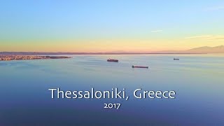 Thessaloniki Greece Drone Flying - Travel Video