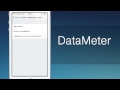 DataMeter — виджет активности сети