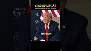 Trump hails PM Modi's personality & tough style 🇮🇳🇺🇲 #geopolitics geop
