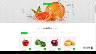 Organic Food and Fruits Template        Elroy Bram