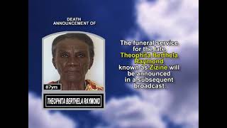 Theophita Berthela Raymond short