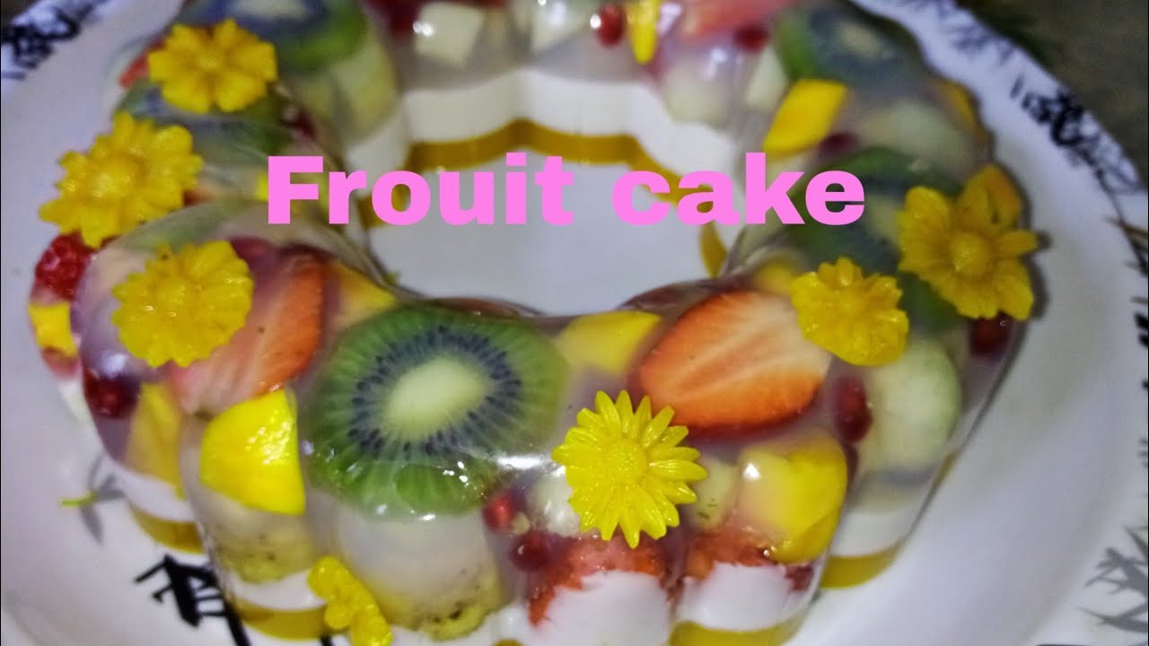 3 Layer Fruit Cake Recipe /Fruit dessert/Healthy Fruit Cake. YouTube