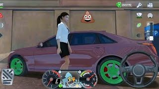Fun Game Cute passenger UBER driver 💥💩3D Game city driving taxi sim 22 evolution screenshot 3