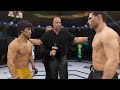 Bruce Lee vs Alan Jouban UFC 4 Simulation