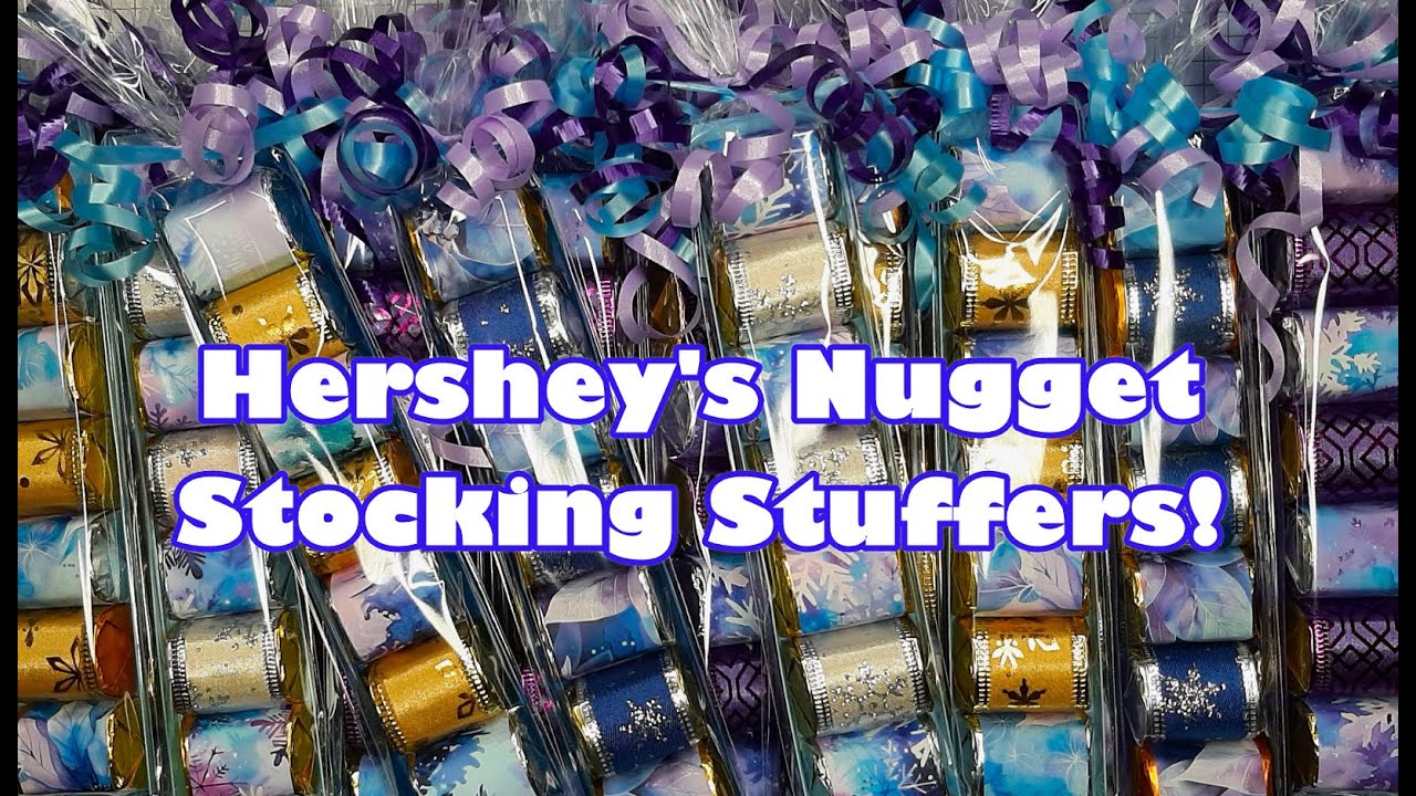 Подарки-наполнители для чулок Hershey's Nugget, сувениры с выставки поделок!