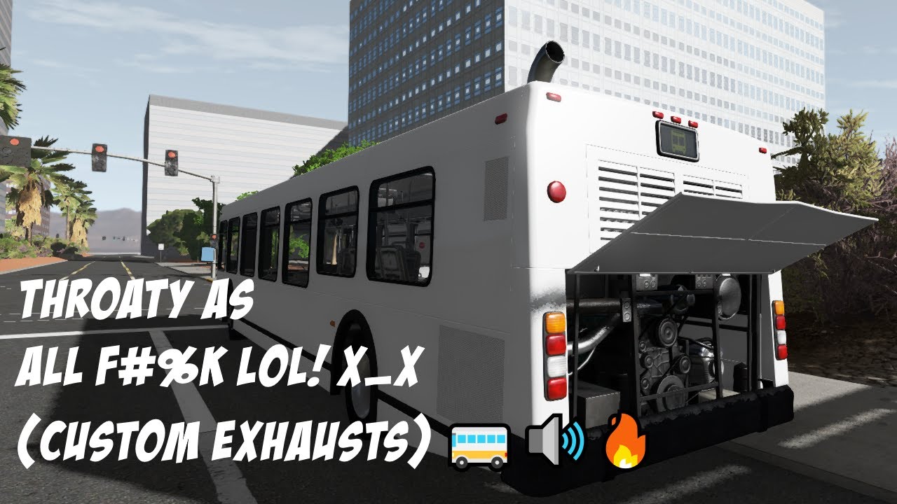 BeamNG Bus Mod (5) CUMMINS ISM/ ALLISON B500R! Engine, Exhaust Sounds + More