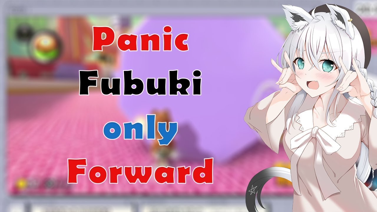 Panic Fubuki that only know Forward..... Hololive Mario Kart 8 Collab