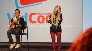 Zhavia new song at VidCon 2018 | The FOUR