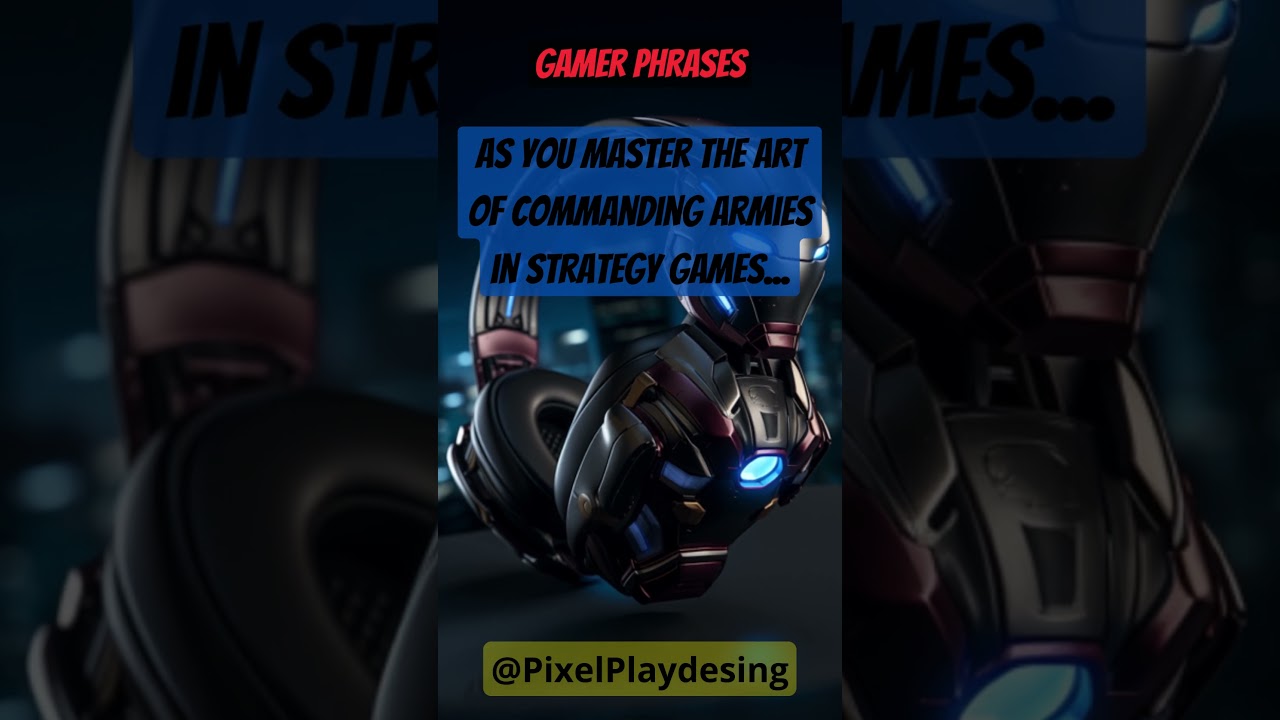 As you master the art of commanding armies in strategy games... 