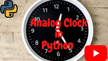 ANALOG CLOCK Design In Python IDLE Shell
