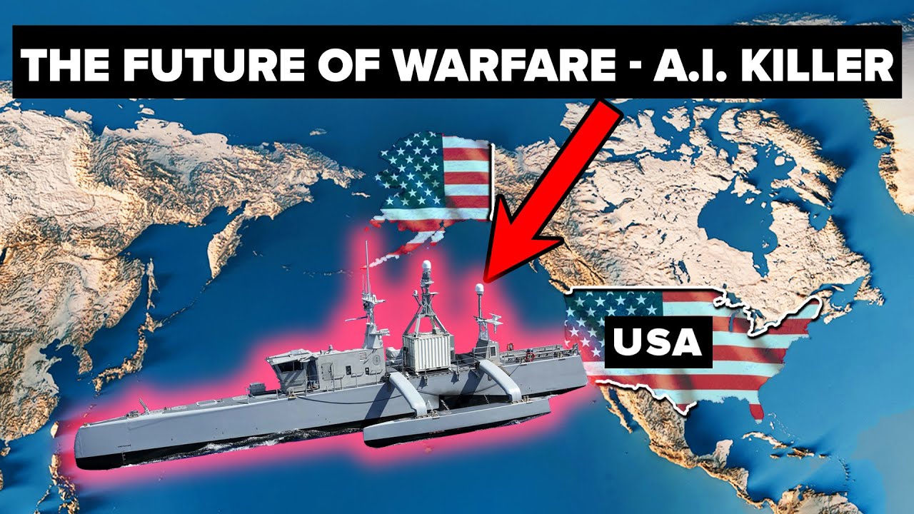 Submarine Killer - The Sea Hunter - Largest Drone Warship in the World