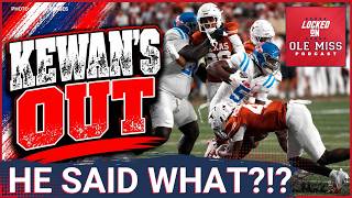 Kewan Lacy Out vs Auburn | Golding's Come-To-Jesus With The Defense | Ole Miss vs Brown
