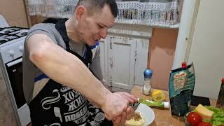 Готовим салат Цезарь ! Новый выпуск Вкусный проект