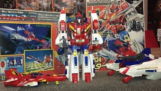Transformers generation one complete star saber review. G1 vintage Japanese victory saber collection