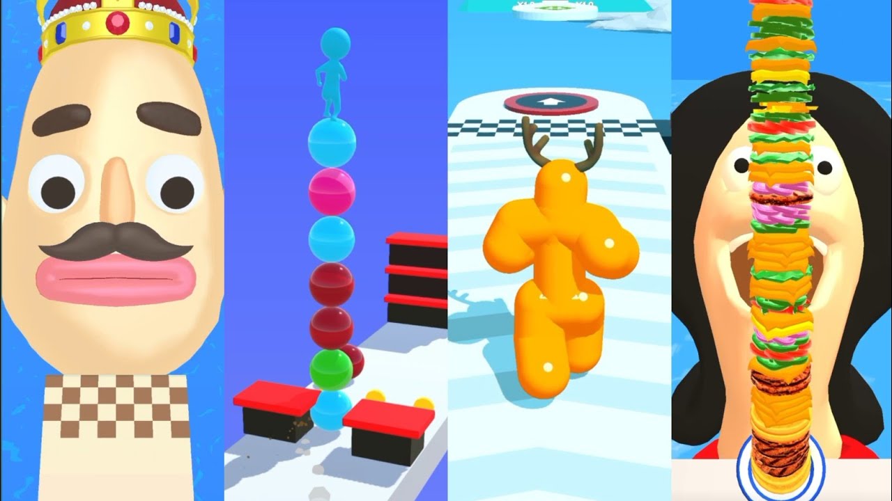 Satisfying Speedrun 🥪🏃‍♂️🍔 Sandwich Runner, Stack Rider 3D, Tall Man Run, Burger Run – New Update